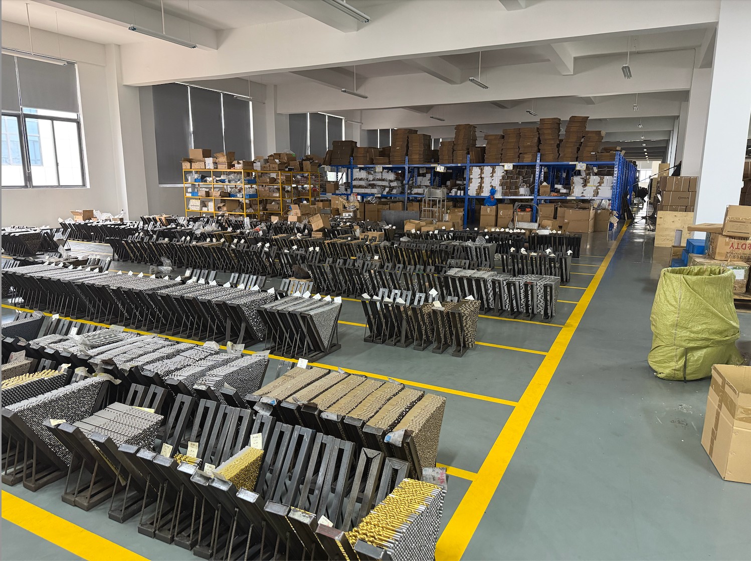 LINRUI finished goods staging area